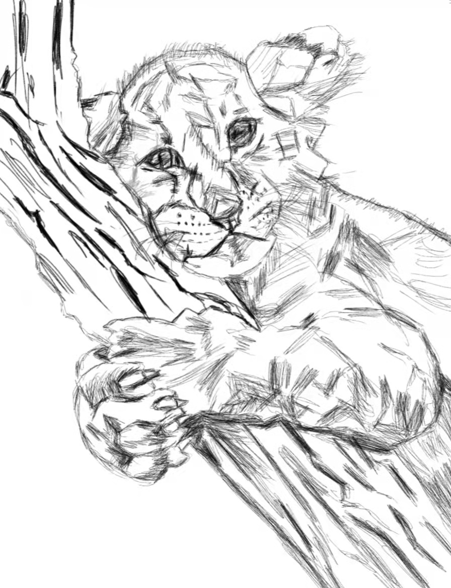 _static\painting\lion_tree.jpg